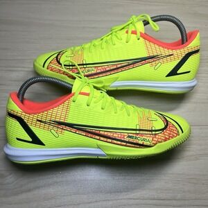 Nike Mercurial Vapor 14 Academy IC Futsal Soccer Volt Crimson CV0973-760 Men's 8